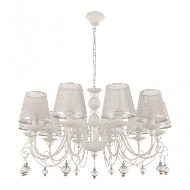 Подвесная люстра Arte Milano 347620/10 WT+SL Подвесная люстра Arte Milano 347620/10 WT+SL