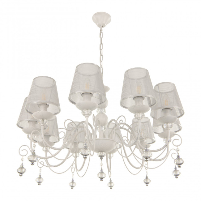 Подвесная люстра Arte Milano 347620/10 WT+SL Подвесная люстра Arte Milano 347620/10 WT+SL