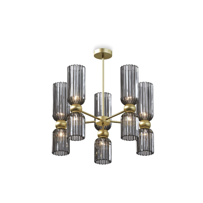 Люстра на штанге Maytoni Antic MOD302PL-10GR Люстра на штанге Maytoni Antic MOD302PL-10GR