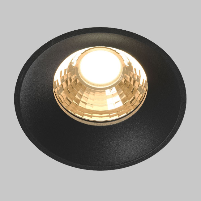 Встраиваемый светильник Maytoni Round DL058-12W2.7K-TRS-B Встраиваемый светильник Maytoni Round DL058-12W2.7K-TRS-B