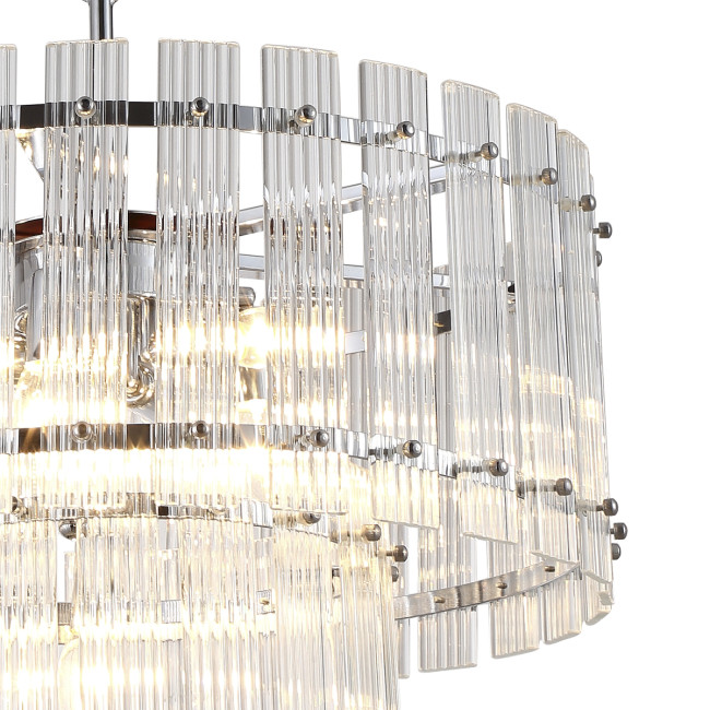 Подвесная люстра Delight Collection Ruby KG1112P-7 chrome/clear Подвесная люстра Delight Collection Ruby KG1112P-7 chrome/clear