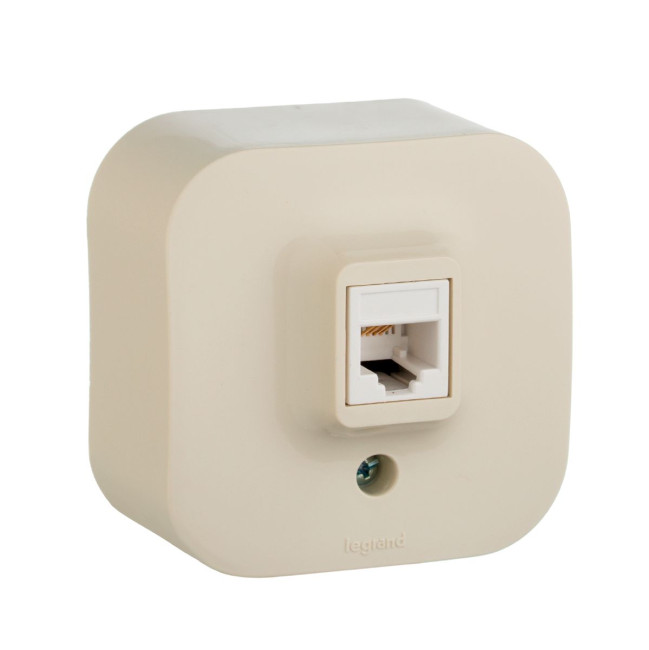 Розетка компьютерная RJ45 Legrand Quteo 782254 Розетка компьютерная RJ45 Legrand Quteo 782254