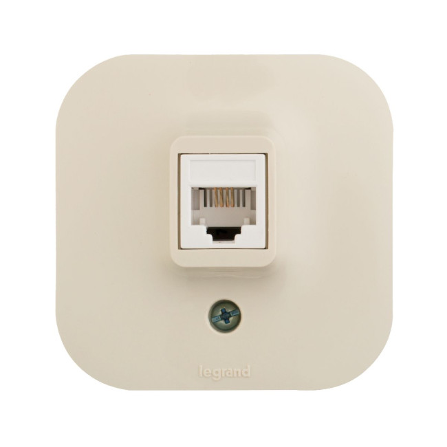 Розетка компьютерная RJ45 Legrand Quteo 782254 Розетка компьютерная RJ45 Legrand Quteo 782254
