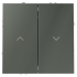 Выключатель встраиваемый Voltum S70 для жалюзи 10А, (титан) VLS020706 Выключатель встраиваемый Voltum S70 для жалюзи 10А, (титан) VLS020706
