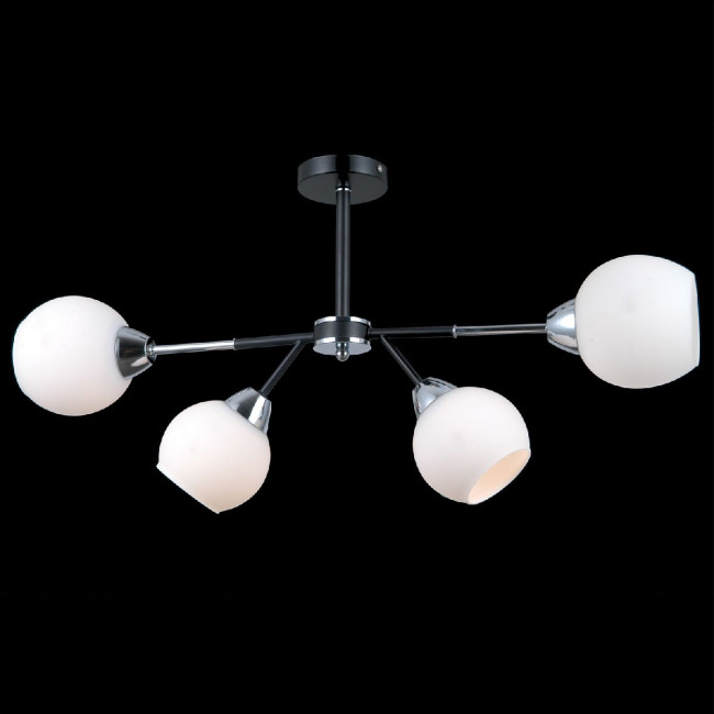 Люстра на штанге Illumico IL0715-4CSQ-24 BK CR LIBRA Люстра на штанге Illumico IL0715-4CSQ-24 BK CR LIBRA