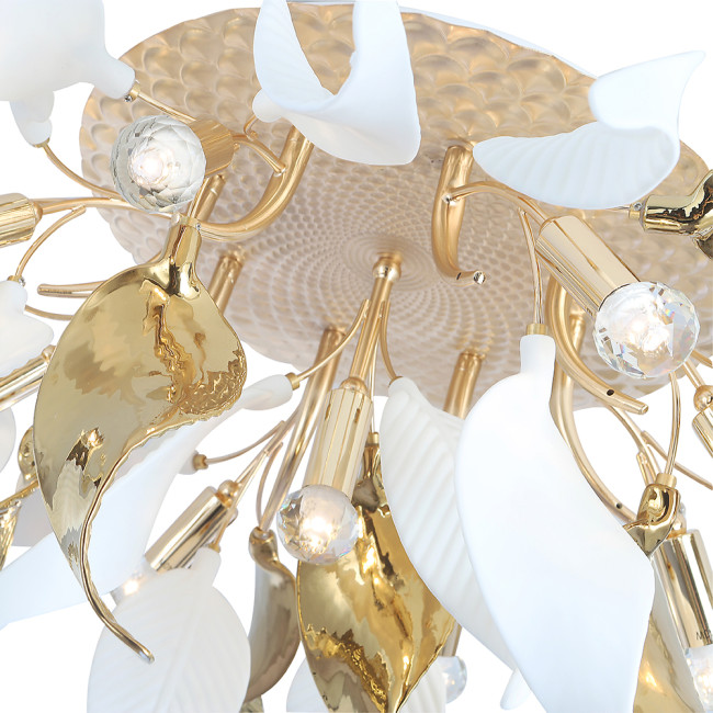 Потолочная люстра Crystal Lux STEFANIA PL9 Потолочная люстра Crystal Lux STEFANIA PL9