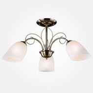 Потолочная люстра Eurosvet Стефани 30107/3 античная бронза Потолочная люстра Eurosvet Стефани 30107/3 античная бронза