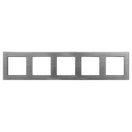 Рамка на 5 постов Arlight FRM-PRESTO-ALS-5-GR 043864 Рамка на 5 постов Arlight FRM-PRESTO-ALS-5-GR 043864