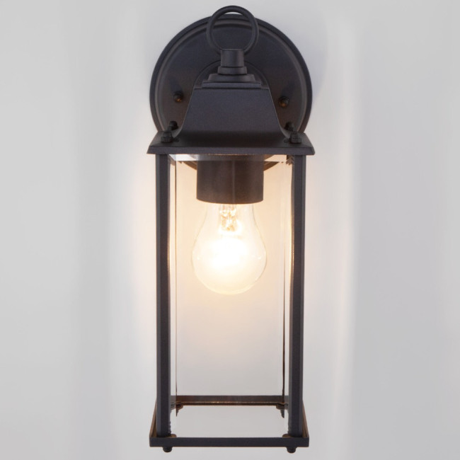 Уличный настенный cветильник Elektrostandard 1008D Brick черный 4690389106743 Уличный настенный cветильник Elektrostandard 1008D Brick черный 4690389106743