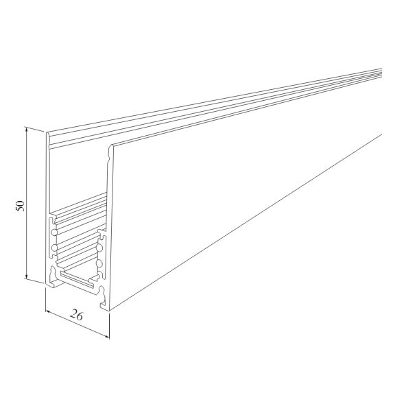 Шинопровод накладной Elektrostandard Slim Magnetic 4690389179167 Шинопровод накладной Elektrostandard Slim Magnetic 4690389179167