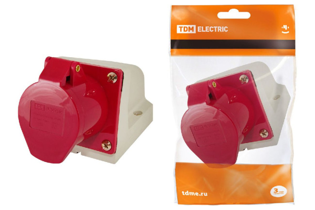 Розетка стационарная TDM Electric SQ0602-0005 Розетка стационарная TDM Electric SQ0602-0005
