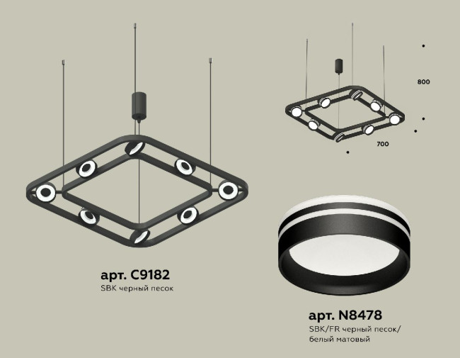 Подвесная люстра Ambrella Light Traditional (C9182, N8478) XB9182153 Подвесная люстра Ambrella Light Traditional (C9182, N8478) XB9182153