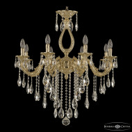 Подвесная люстра Bohemia Ivele Crystal Florence 71301/8/250 B G Подвесная люстра Bohemia Ivele Crystal Florence 71301/8/250 B G