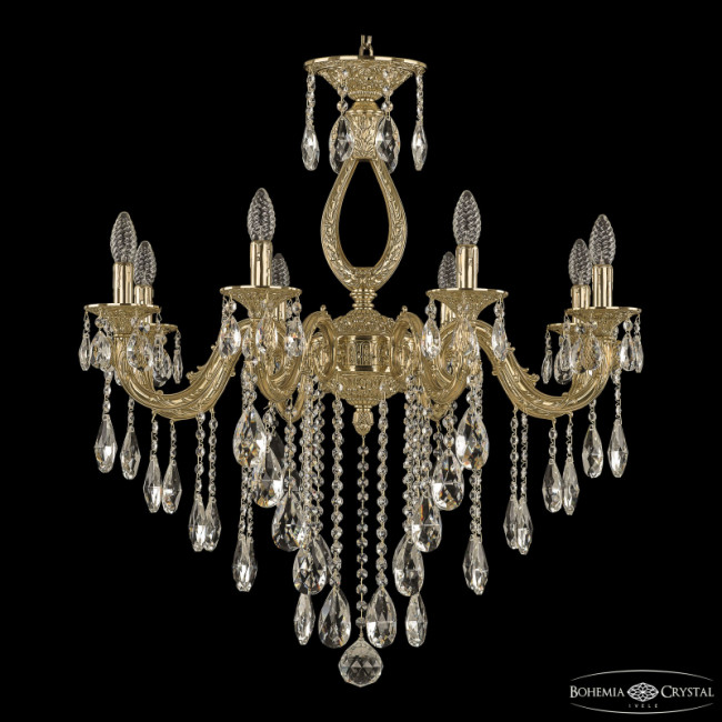 Подвесная люстра Bohemia Ivele Crystal Florence 71301/8/250 B G Подвесная люстра Bohemia Ivele Crystal Florence 71301/8/250 B G