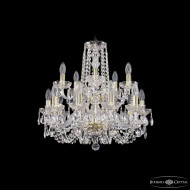 Подвесная люстра Bohemia Ivele Crystal 1402/10+5/195/2d G Подвесная люстра Bohemia Ivele Crystal 1402/10+5/195/2d G