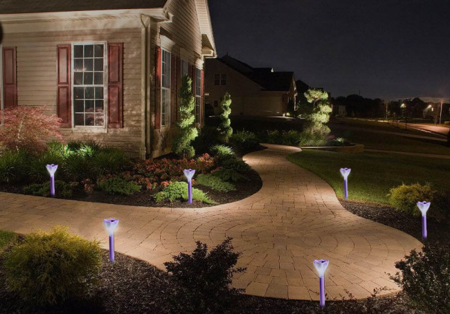 Светильник на солнечных батареях (10623) Uniel Promo USL-C-417/PT305 Purple Crocus Светильник на солнечных батареях (10623) Uniel Promo USL-C-417/PT305 Purple Crocus