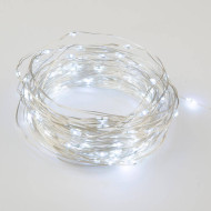 Светодиодная гирлянда Uniel Роса (UL-00007186) белый ULD-S1000-100/SCB/3AA White IP20 Dew Светодиодная гирлянда Uniel Роса (UL-00007186) белый ULD-S1000-100/SCB/3AA White IP20 Dew