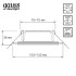 Встраиваемый светодиодный светильник Gauss 948111106 Встраиваемый светодиодный светильник Gauss 948111106