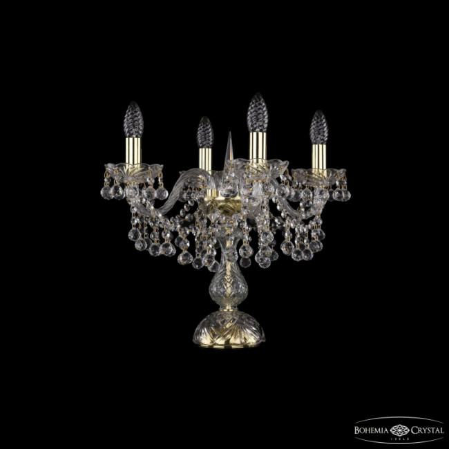Настольная лампа Bohemia Ivele Crystal 1409L/4/141-39 G Настольная лампа Bohemia Ivele Crystal 1409L/4/141-39 G