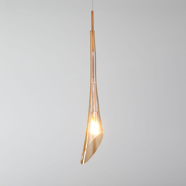 Подвесной светильник Eurosvet Folio 50224/1 янтарный a058963 Подвесной светильник Eurosvet Folio 50224/1 янтарный a058963