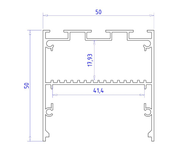 Алюминиевый профиль Ambrella Light Profile System GP3100BK Алюминиевый профиль Ambrella Light Profile System GP3100BK