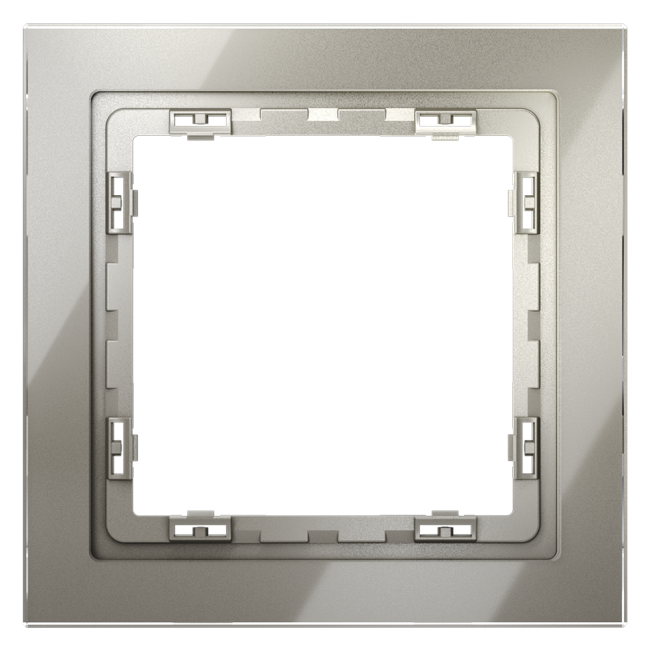 Рамка на 1 пост Voltum S70 VLS110104 (шелк, стекло)