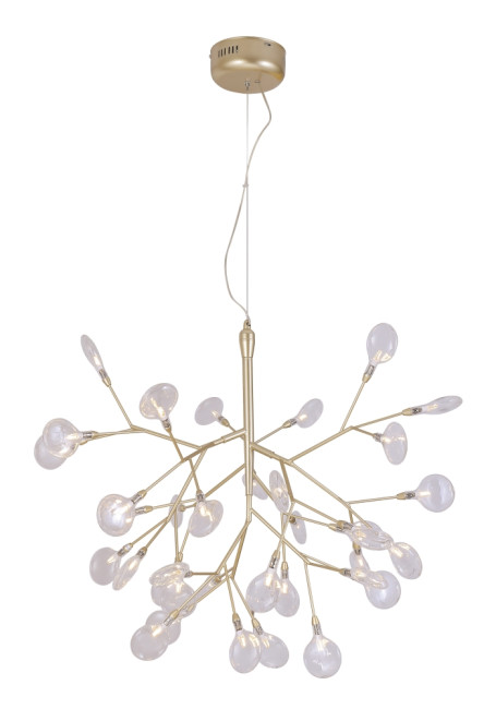 Подвесная люстра Crystal Lux Evita EVITA SP36 GOLD/TRANSPARENT Подвесная люстра Crystal Lux Evita EVITA SP36 GOLD/TRANSPARENT