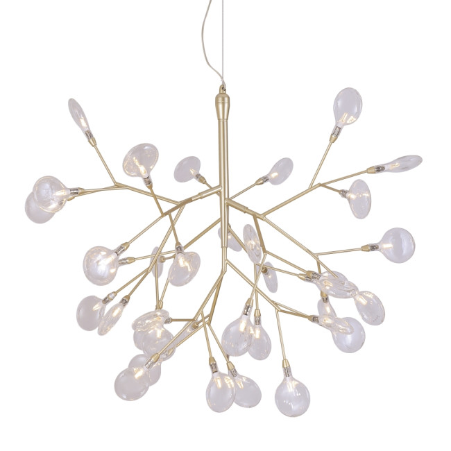 Подвесная люстра Crystal Lux Evita EVITA SP36 GOLD/TRANSPARENT Подвесная люстра Crystal Lux Evita EVITA SP36 GOLD/TRANSPARENT