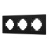 Рамка на 3 поста пластиковая Arlight FRM-PERIO-PL-3-BK 049755 Рамка на 3 поста пластиковая Arlight FRM-PERIO-PL-3-BK 049755