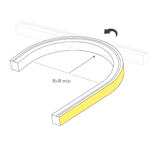 Грейзер Arlight THOR-TOP-B70-10x10mm 24V Day4000 (15 W/m, IP67, 5m, wire x2) 045321