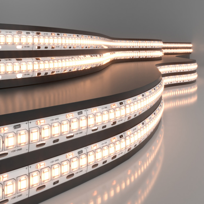 Светодиодная лента Elektrostandard 12V 16W 240Led 2835 IP65 теплый белый, 5м 4690389167553 Светодиодная лента Elektrostandard 12V 16W 240Led 2835 IP65 теплый белый, 5м 4690389167553