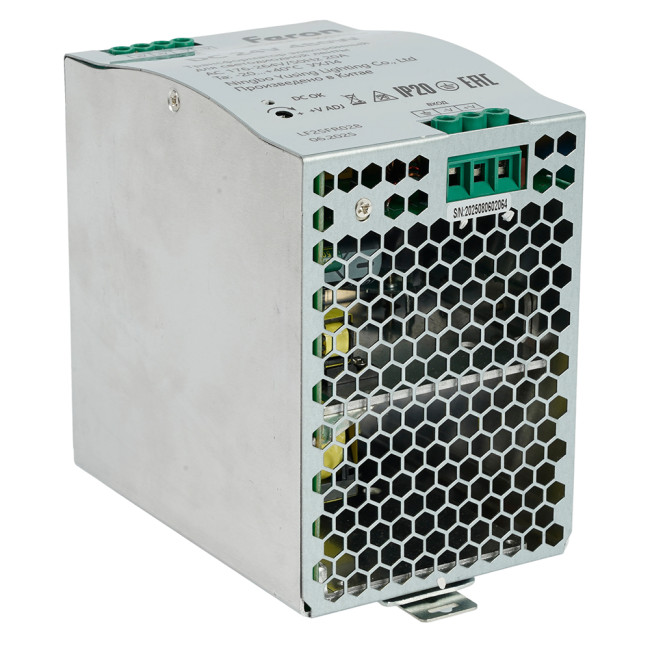 Трансформатор электронный на DIN-рейку Feron LB008 480W 24V IP20 52138 Трансформатор электронный на DIN-рейку Feron LB008 480W 24V IP20 52138