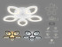 Потолочная светодиодная люстра Ambrella Light Acrylica Original FA4492