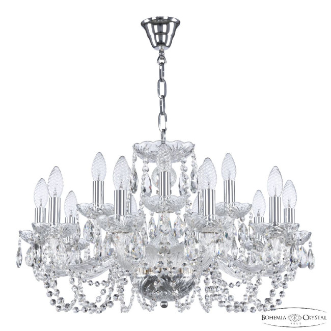 Подвесная люстра Bohemia Ivele Crystal 119/10+5/240 Ni Подвесная люстра Bohemia Ivele Crystal 119/10+5/240 Ni