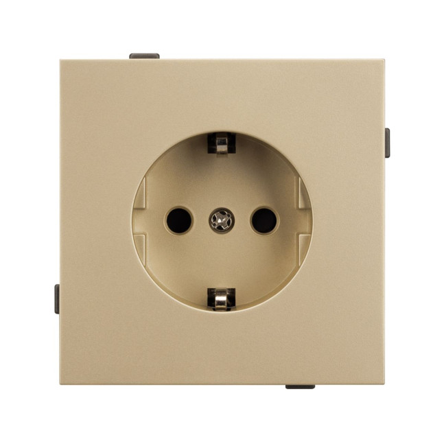 Механизм электрической розетки Arlight SCT-TENDO-MEU1-SFPL-GD (230V, 16A) 054639