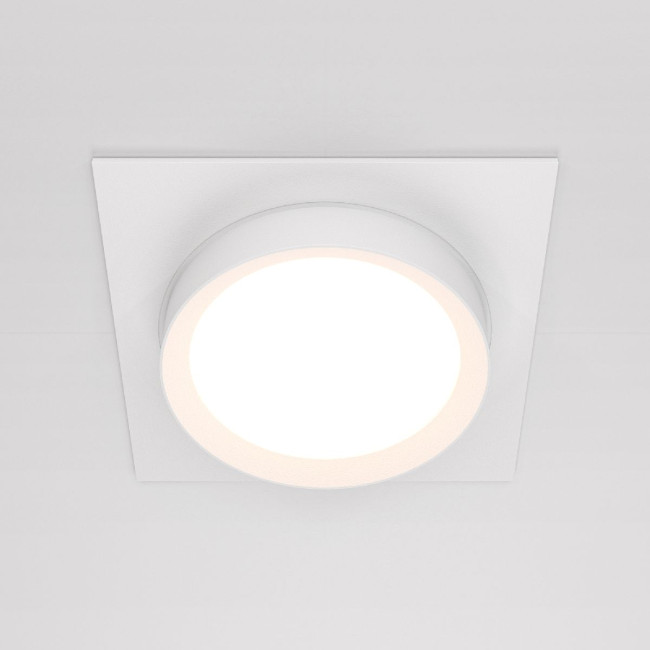 Встраиваемый светильник Maytoni Technical Hoop DL086-GX53-SQ-W Встраиваемый светильник Maytoni Technical Hoop DL086-GX53-SQ-W