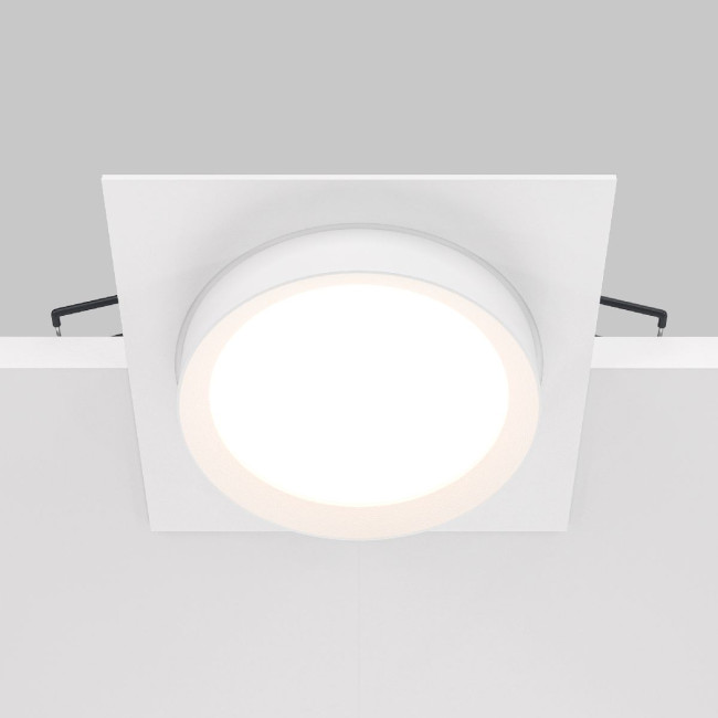 Встраиваемый светильник Maytoni Technical Hoop DL086-GX53-SQ-W Встраиваемый светильник Maytoni Technical Hoop DL086-GX53-SQ-W