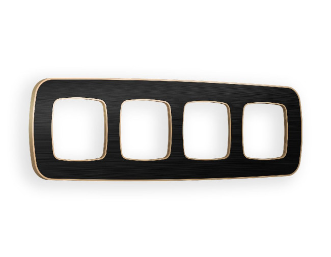 Рамка четырехместная Ambrella Volt Coint OF640544 Рамка четырехместная Ambrella Volt Coint OF640544