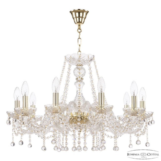Подвесная люстра Bohemia Ivele Crystal 108/10/240 G Подвесная люстра Bohemia Ivele Crystal 108/10/240 G