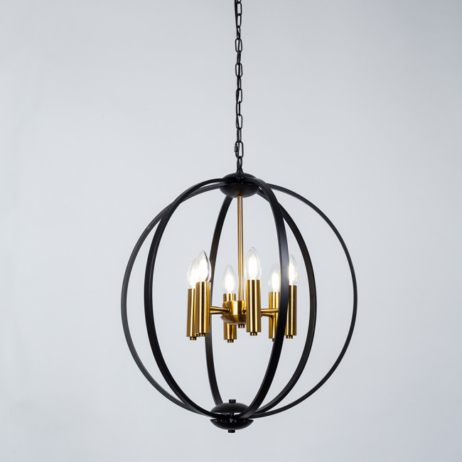 Подвесная люстра Arte Lamp Castula A7013SP-6BK Подвесная люстра Arte Lamp Castula A7013SP-6BK