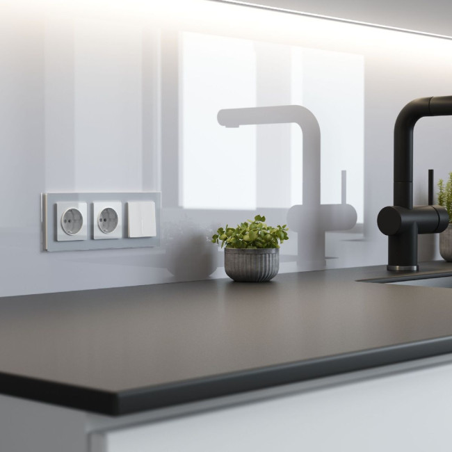 Выключатель одноклавишный проходной с подсветкой Werkel 4690389197260 W1112141 a064001