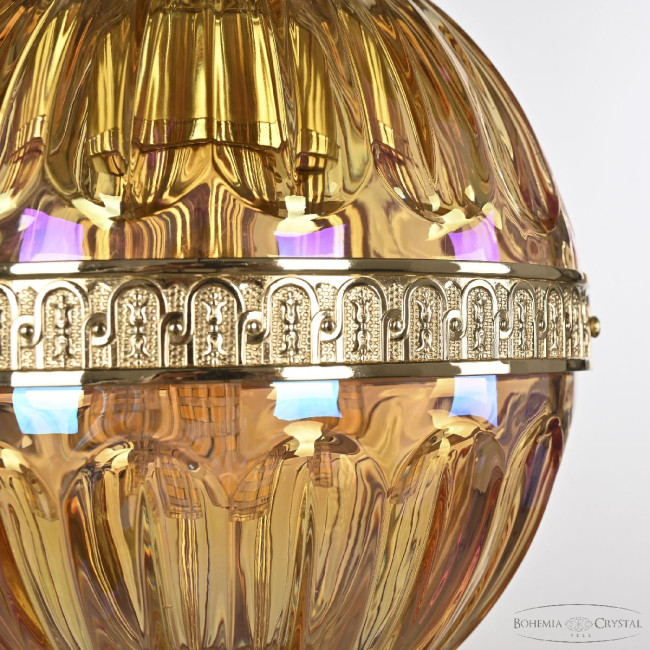 Подвесной светильник Bohemia Ivele Crystal 5680/17 G Shampan/M-1H Подвесной светильник Bohemia Ivele Crystal 5680/17 G Shampan/M-1H