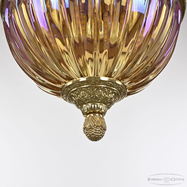 Подвесной светильник Bohemia Ivele Crystal 5680/17 G Shampan/M-1H Подвесной светильник Bohemia Ivele Crystal 5680/17 G Shampan/M-1H