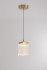 Подвесной светильник MD25020403-1A2 Satin gold, LED/6.4W, 3000K dimmable