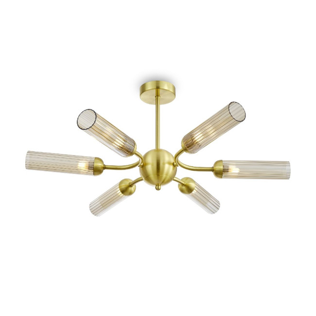 Люстра на штанге Freya Borgy FR5379CL-06G Люстра на штанге Freya Borgy FR5379CL-06G