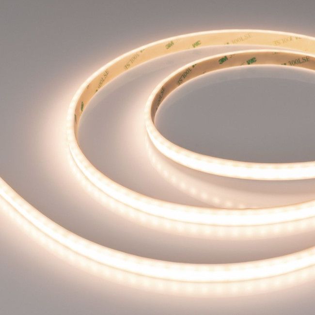Светодиодная герметичная лента Arlight RTW-PSW-A120-10mm 24V Warm3000 (9.6 W/m, IP67, 2835, 5m) 040710