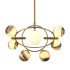 Люстра на штанге Delight Collection Planet KG1122P-7B brass Люстра на штанге Delight Collection Planet KG1122P-7B brass