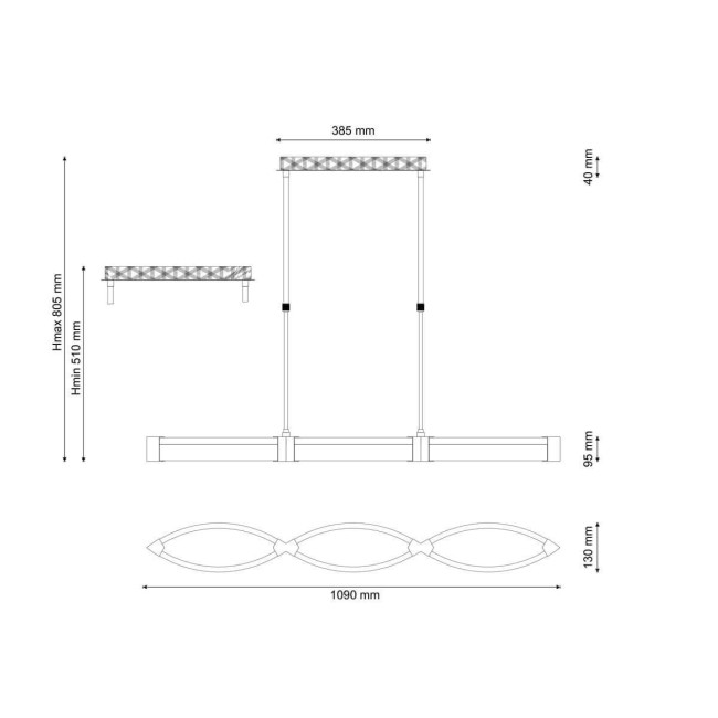 Подвесной светодиодный светильник Lucia Tucci Modena 172.2 LED Подвесной светодиодный светильник Lucia Tucci Modena 172.2 LED
