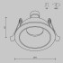 Встраиваемый светильник Maytoni Technical Share DL126-GU10-B