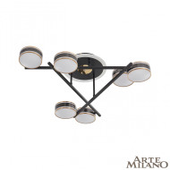 Потолочная светильник Arte Milano Ferrara 278599/6 BK Потолочная светильник Arte Milano Ferrara 278599/6 BK